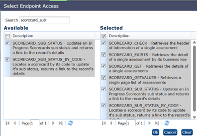 This image shows the Select Endpoint Access. This image shows the Select Endpoint Access.