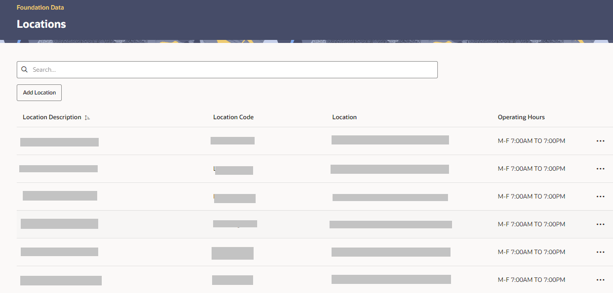 Locations Page Locations Page