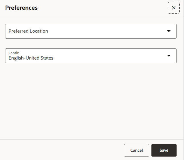 Preferences Page