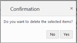 This figure shows the Confirmation Prompt