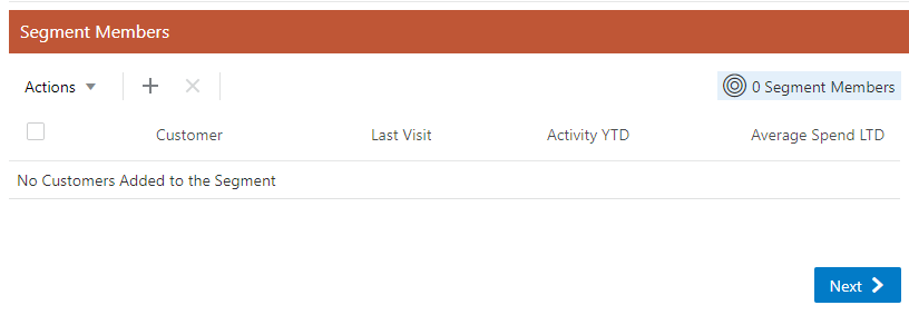 This figure shows the Segment Members Tab