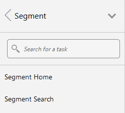 This figure shows the Segment Task List