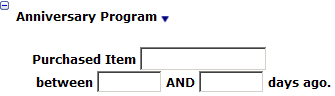 This figure shows the Anniversary Program