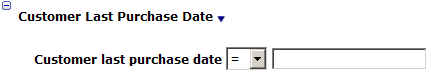 This figure shows the Customer Last Purchase Date