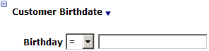 This figure shows the Customer Birthdate