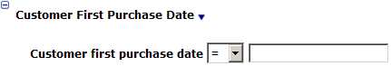 This figure shows the Customer First Purchase Date