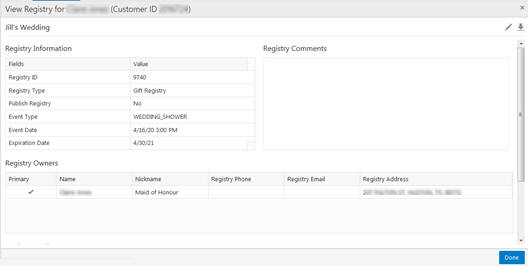 This figure shows the View Registry