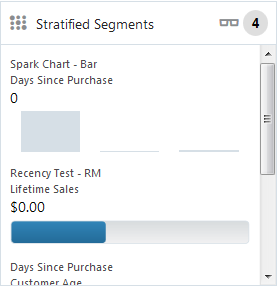 This figure shows the Stratified Segments Panel
