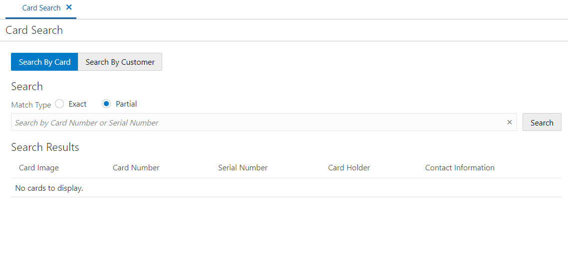 Card Search