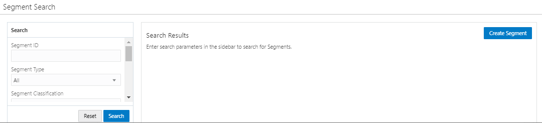 This figure shows the Segment Search