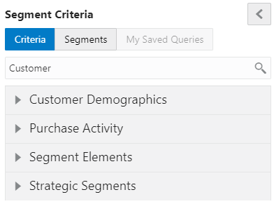 This figure shows the Criteria - Filtered