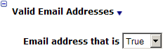 This figure shows the Valid Email Addresses