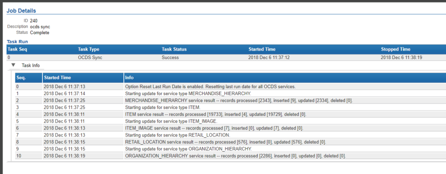 Bulk Imports through Oracle Cloud Data Service (OCDS)