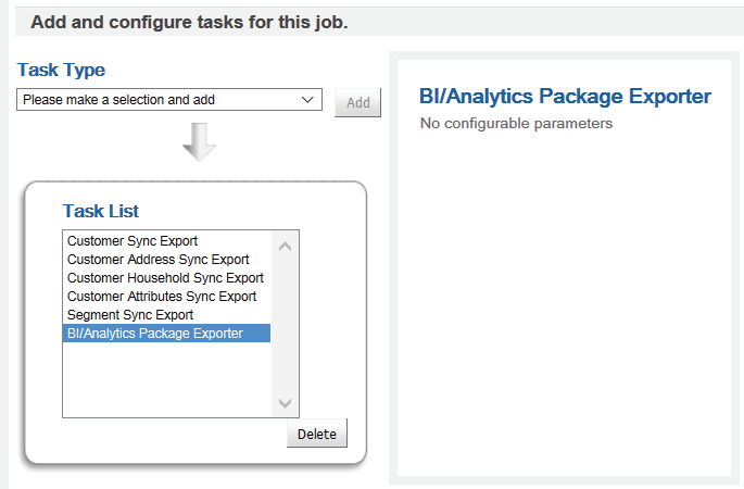 This image shows the Task Packages Export Files to BI/Analytics. This image shows the Task Packages Export Files to BI/Analytics.
