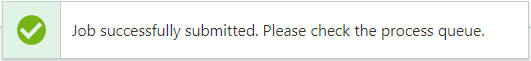Job Submission Notification