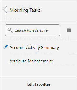 Nested Favorites - Drill Down Nested Favorites - Drill Down