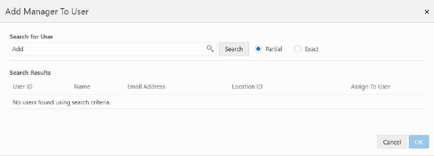 Add Manager To User