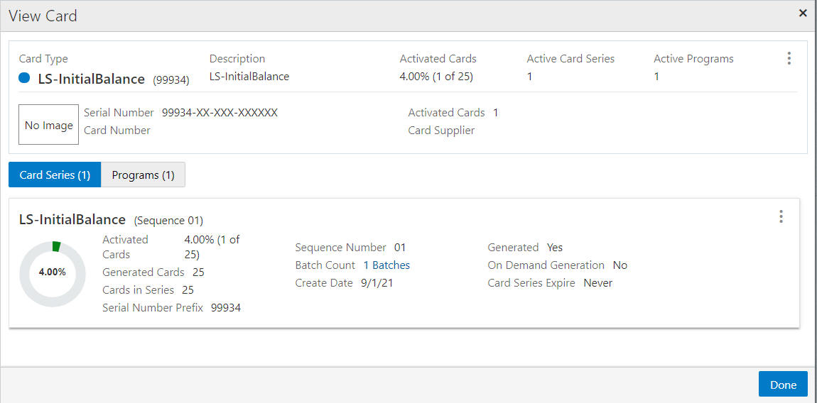 View Card