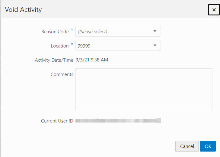 Void Activity
