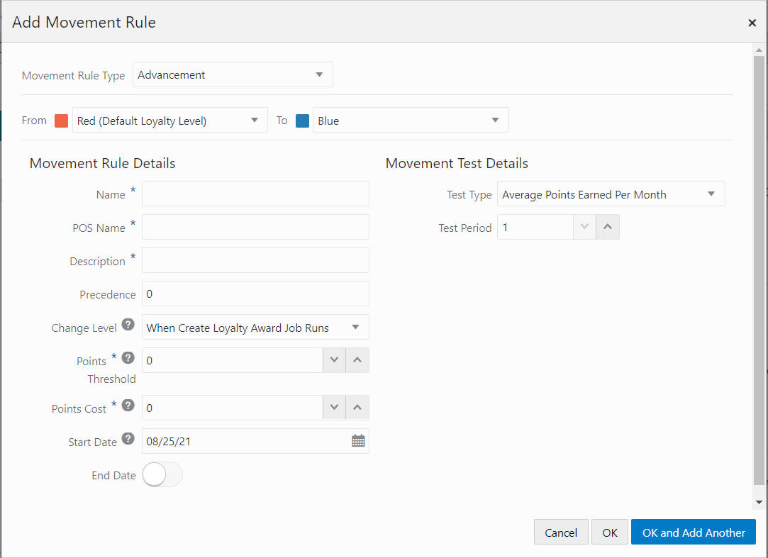 Movement Rule Details