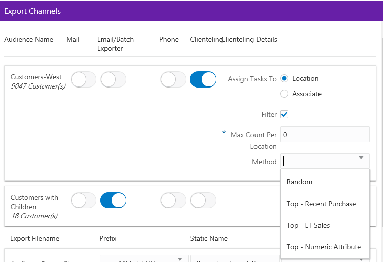 This figure shows the Clienteling Details