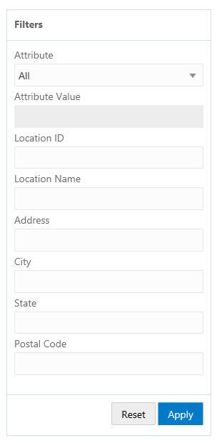 This figure shows the Filter Options