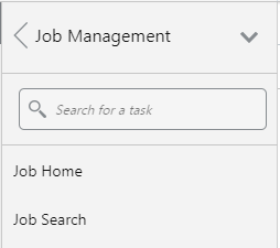 Job Management Task List Job Management Task List