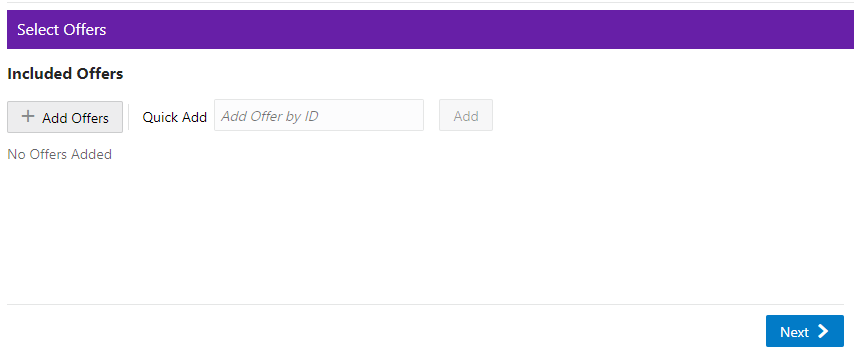 Offers Tab