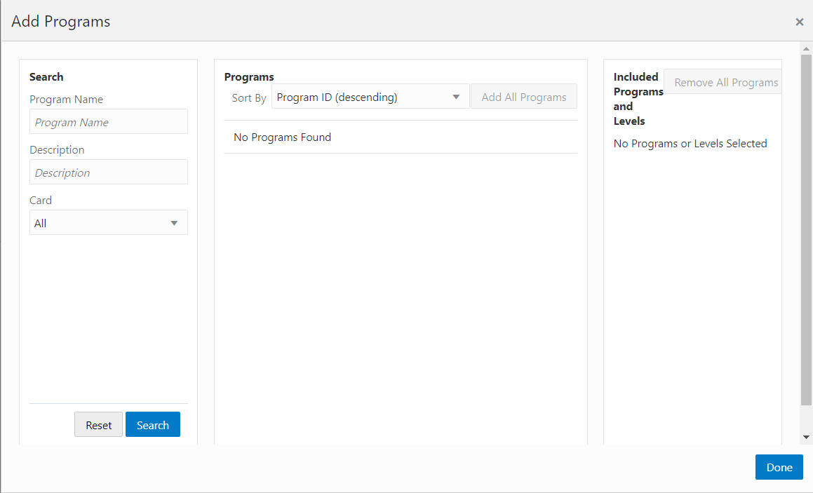 Add Programs
