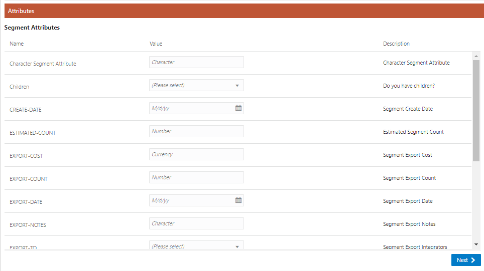 This figure shows the Attributes tab.