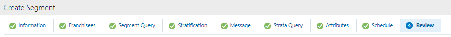 This figure shows the Segment Tab Links