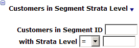 This figure shows the Customers in Segment Strata Level This figure shows the Customers in Segment Strata Level
