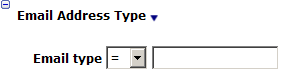 This figure shows the Email Address Type This figure shows the Email Address Type