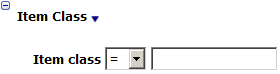 This figure shows the Item Class. This figure shows the Item Class.