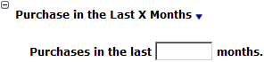 This figure shows the Purchase in the Last X Months This figure shows the Purchase in the Last X Months