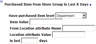 This figure shows the Purchase Item from Location Group in Last X Days This figure shows the Purchase Item from Location Group in Last X Days