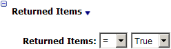 This figure shows the Returned Item. This figure shows the Returned Item.