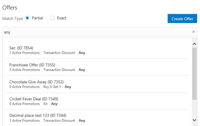 This figure shows the Offers