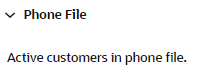 This figure shows the Phone File