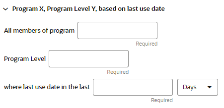 This figure shows the Program X, Program Level Y, based on Last Use Date