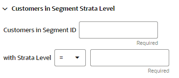 This figure shows the Customers in Segment Strata Level