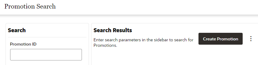 This figure shows the Promotion Search