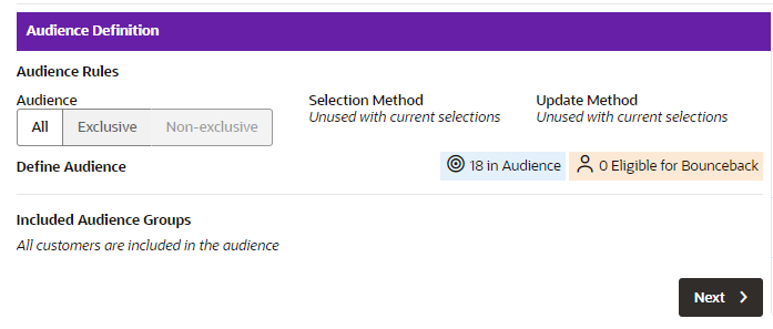 Audience Tab