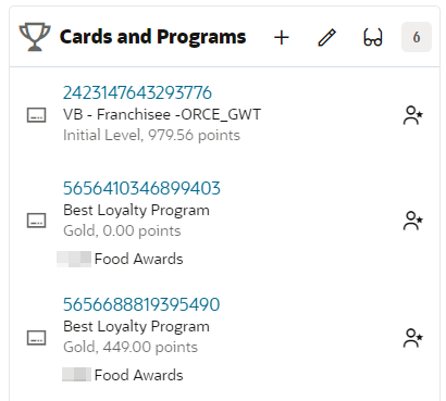 This figure shows the Cards and Programs