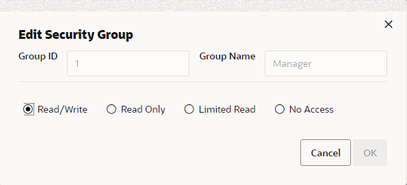 Edit Security Group