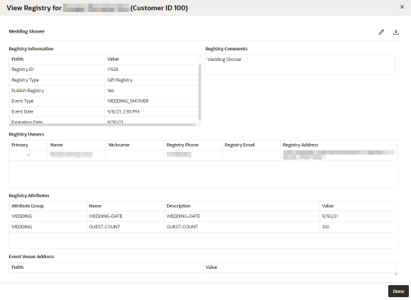 This figure shows the View Registry