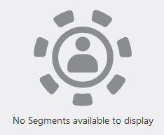 This figure shows the No Segments Available message