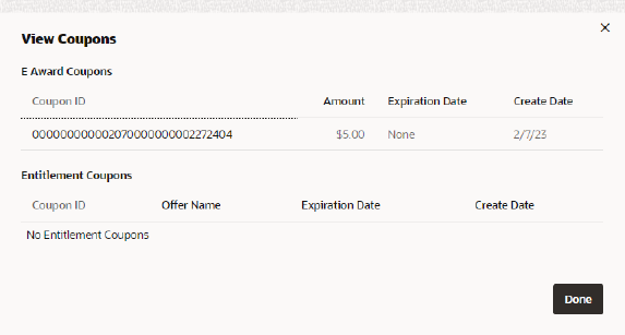View Coupon