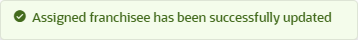This figure shows the confirmation notification.