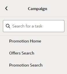 This figure is the Campaign Task list. This figure is the Campaign Task list.